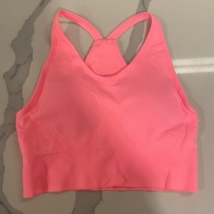Zella sports bra tank. Hot pink, size M. Without tags but never worn.